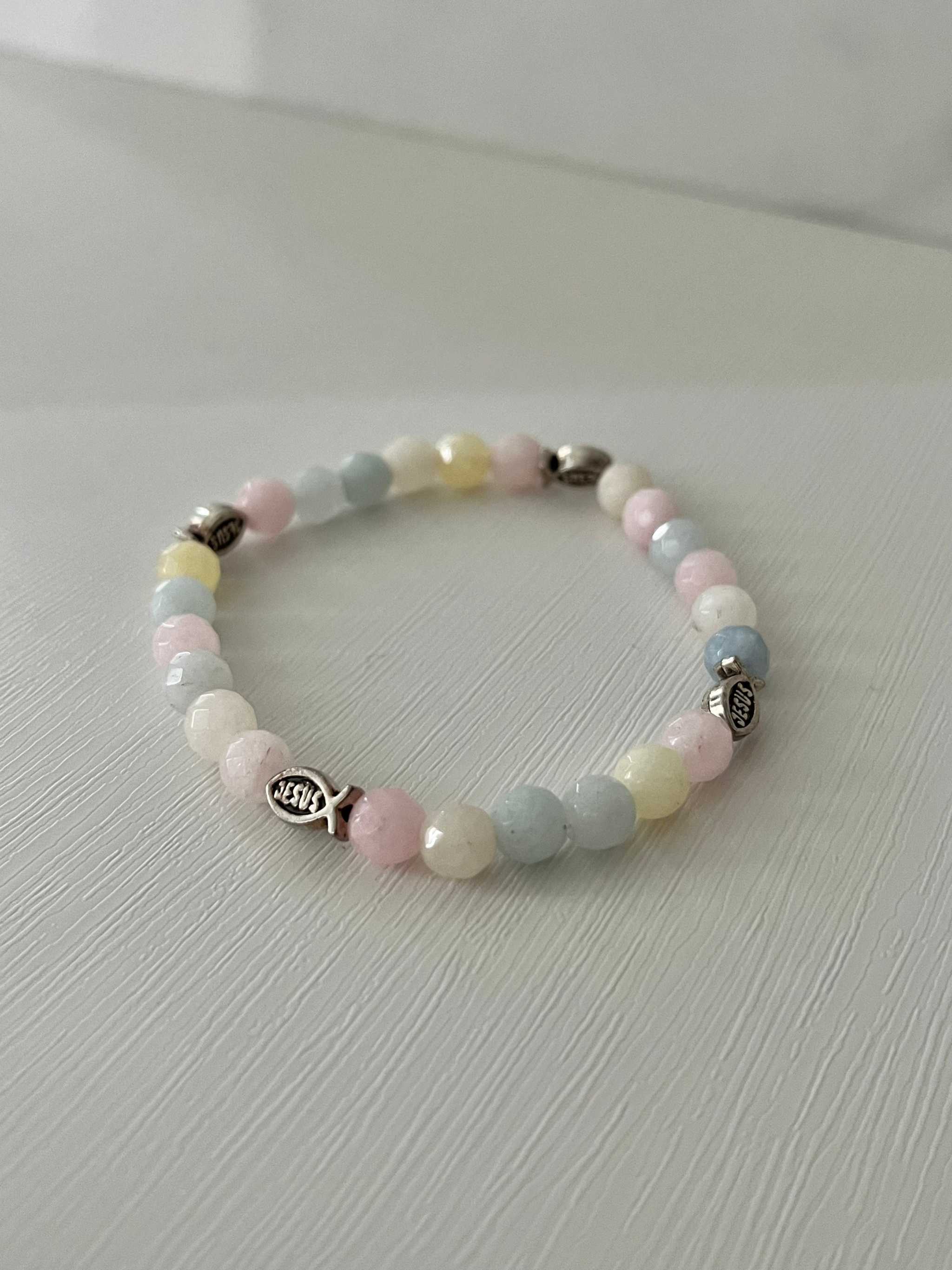 Multicolor Bead Bracelet – Handmade Christian Jewelry