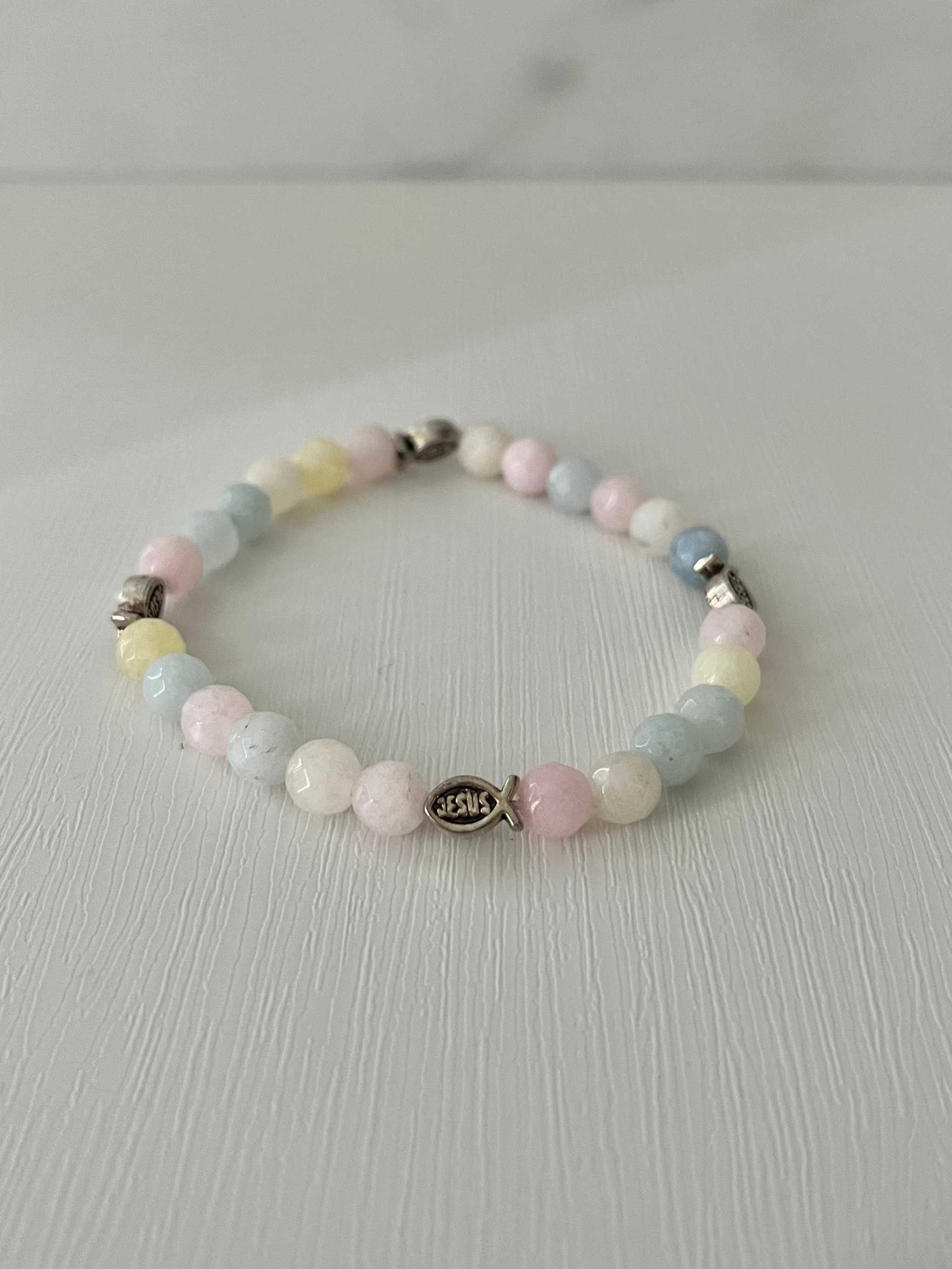 Multicolor Bead Bracelet – Handmade Christian Jewelry