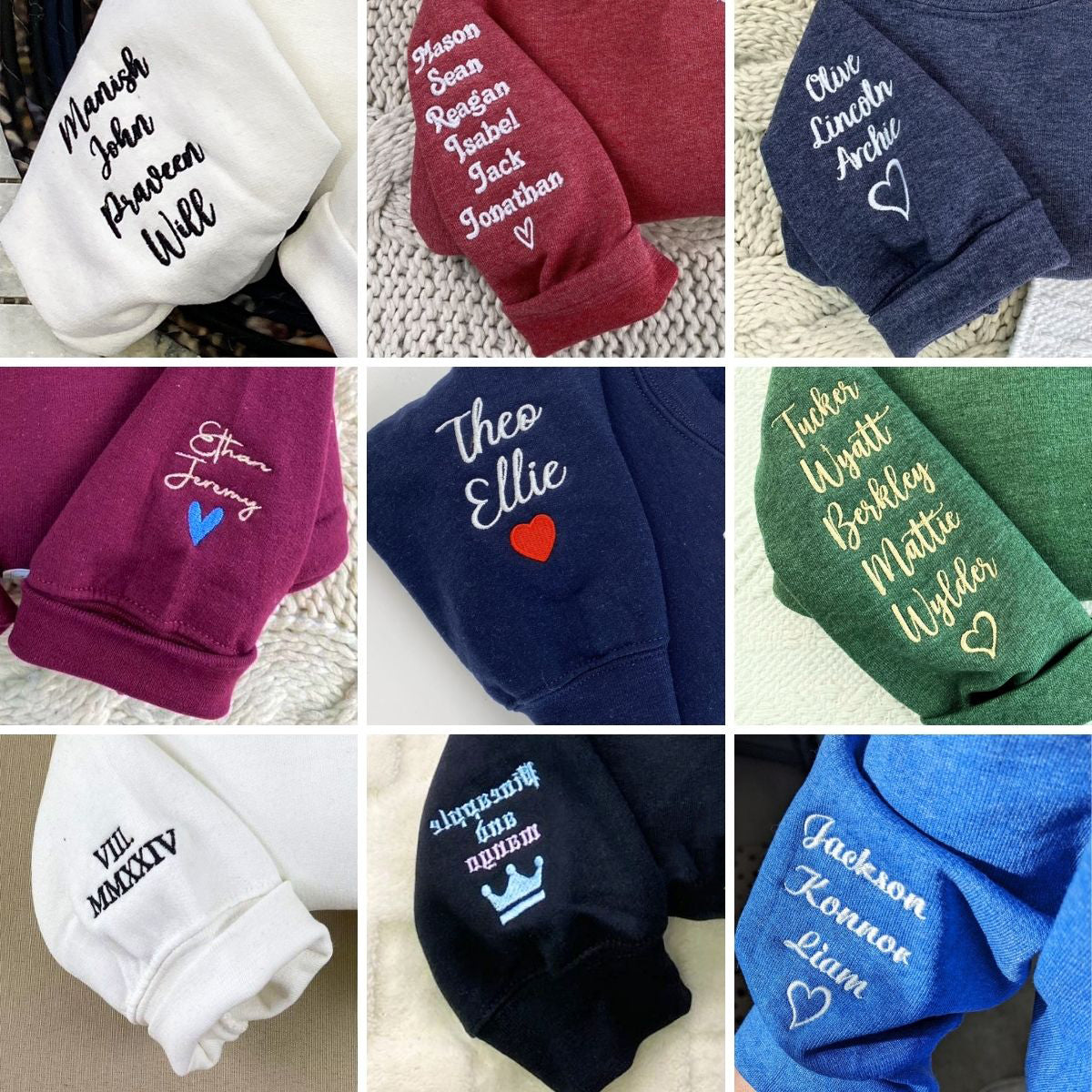 Make Heaven Crowded Embroidered Sweatshirt, Christian Hoodie, Vintage Christian Apparel, Faith-Based Gift for Him & Her