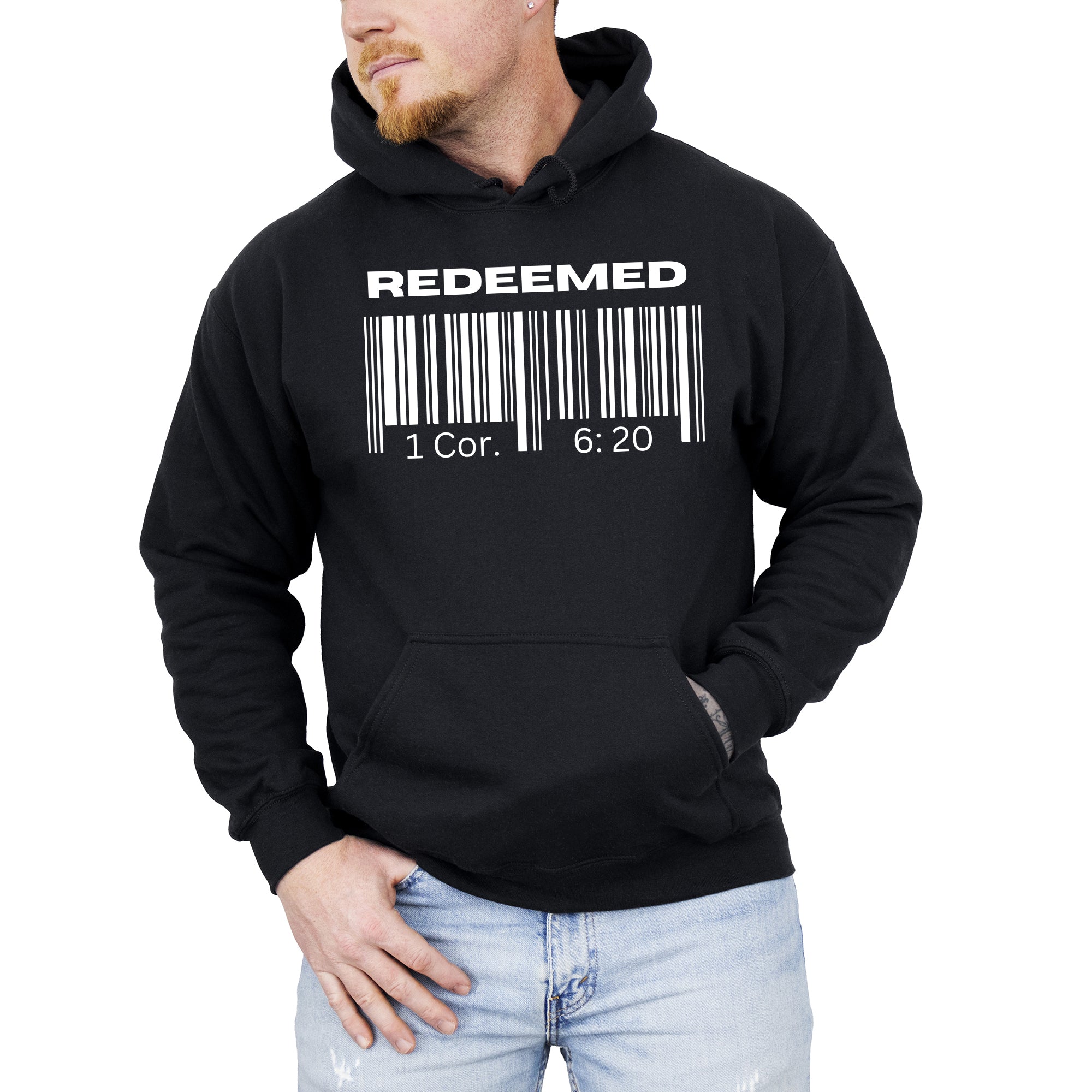Redeemed, Faith, Christian, Jesus, Gospel, Religious Hoodie, Hooded Sweatshirt