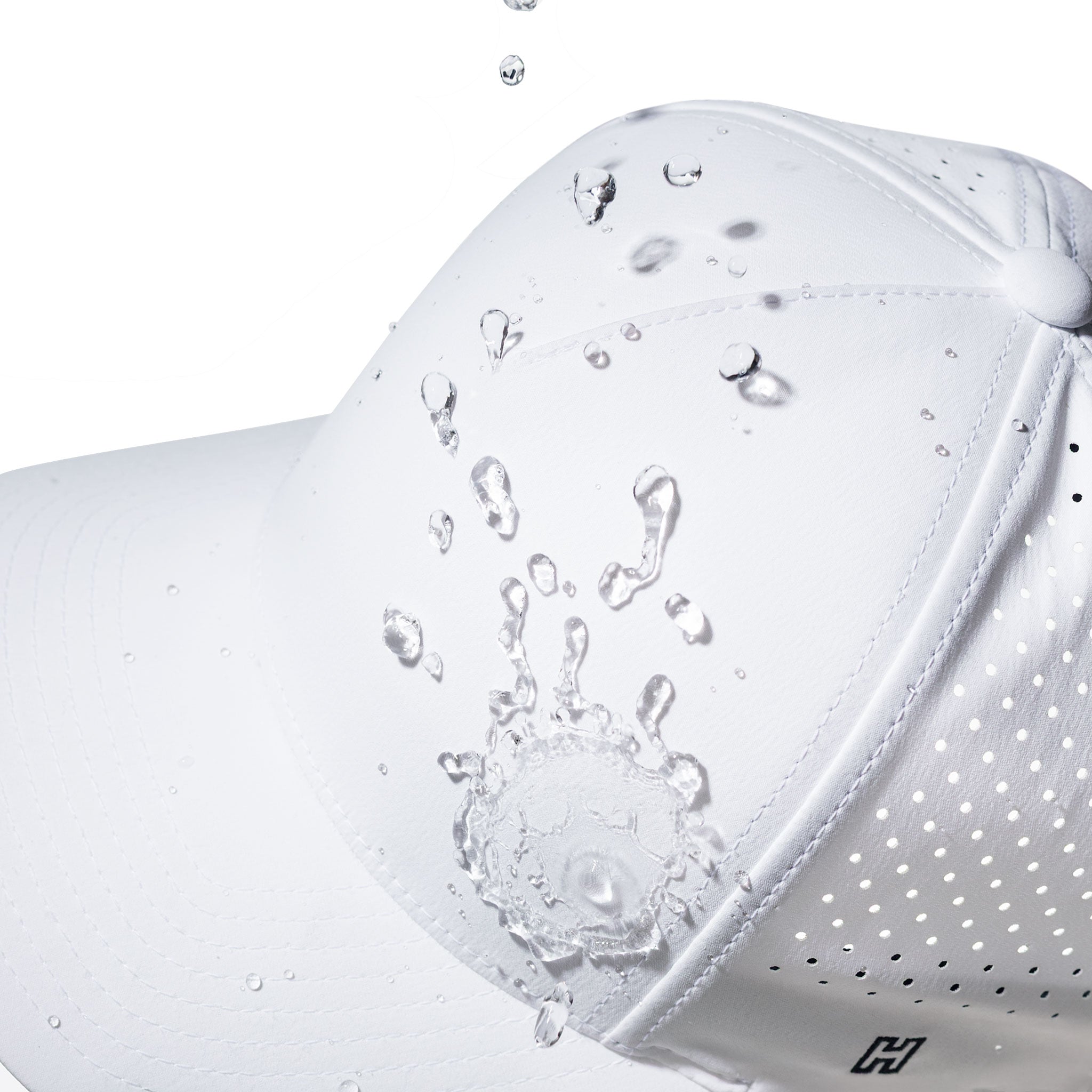 Cross Performance 5-Panel Hat  |  Black PVC Christian Flexfit® Snapback